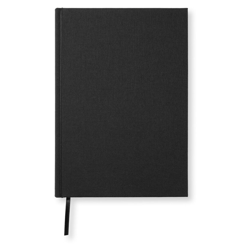 Anteckningsbok Paperstyle A5 256 s. Linjerad Black
