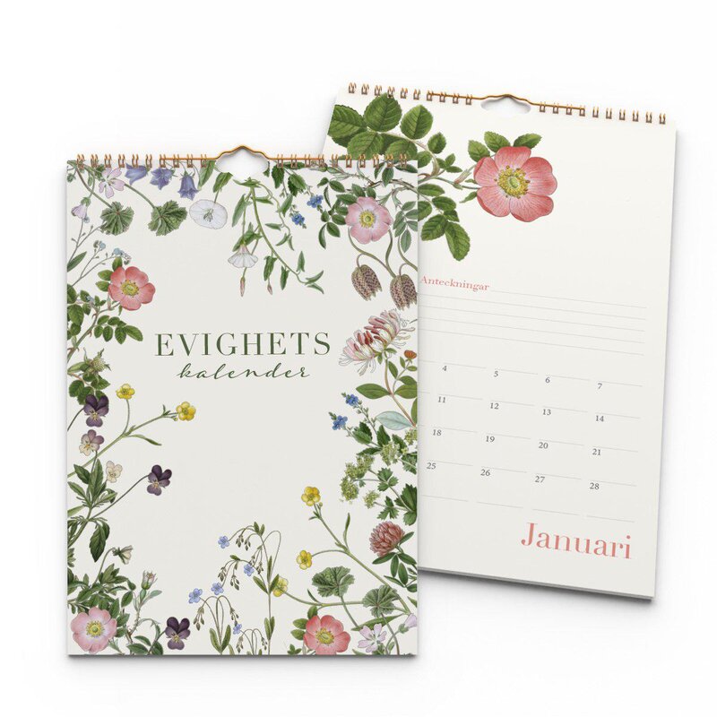 Väggkalender Wildflower Evighet