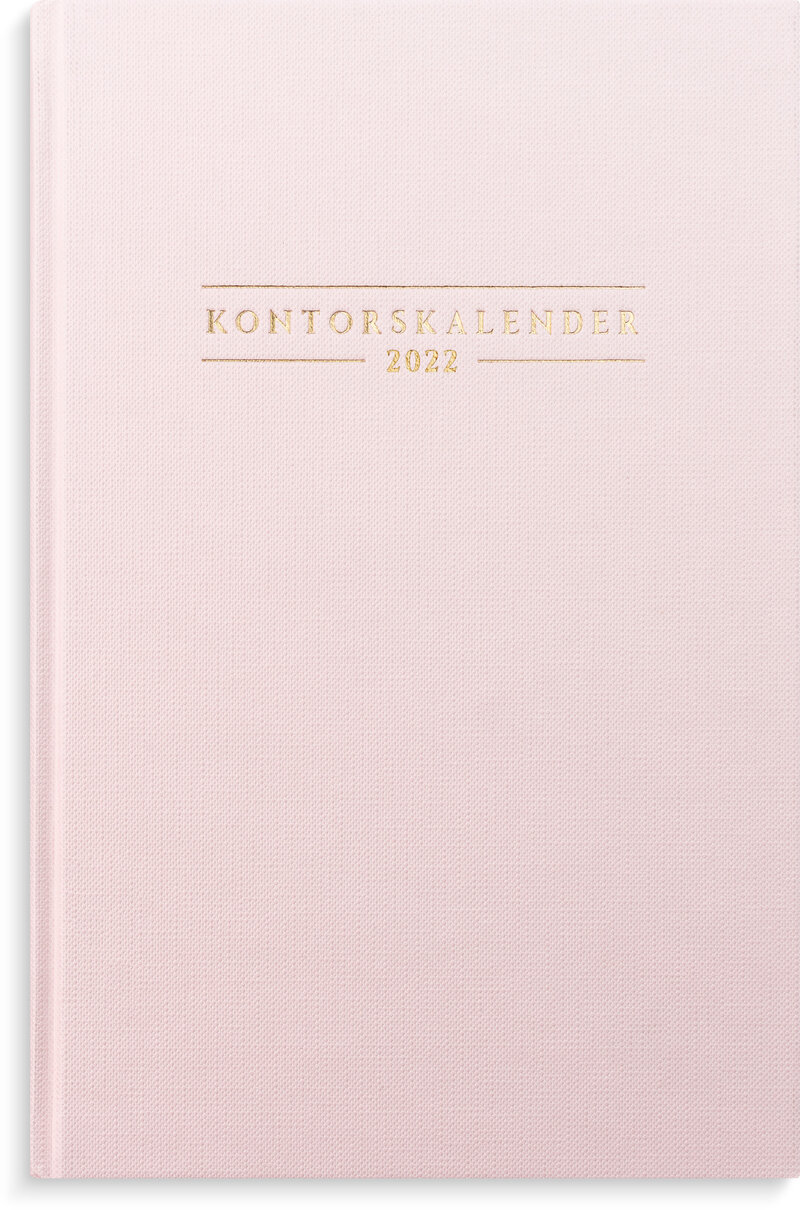 Kontorskalender, rosa, FSC Mix