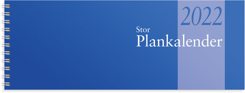 Stor Plankalender, spiralbunden, FSC Mix