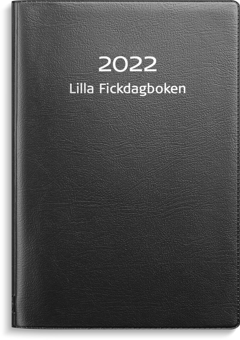 Lilla Fickdagboken, svart plast, FSC Mix