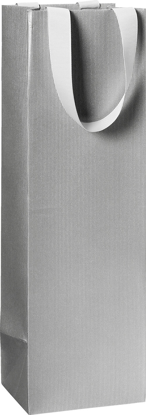 Vinpåse 11x10.5x36 cm Silver