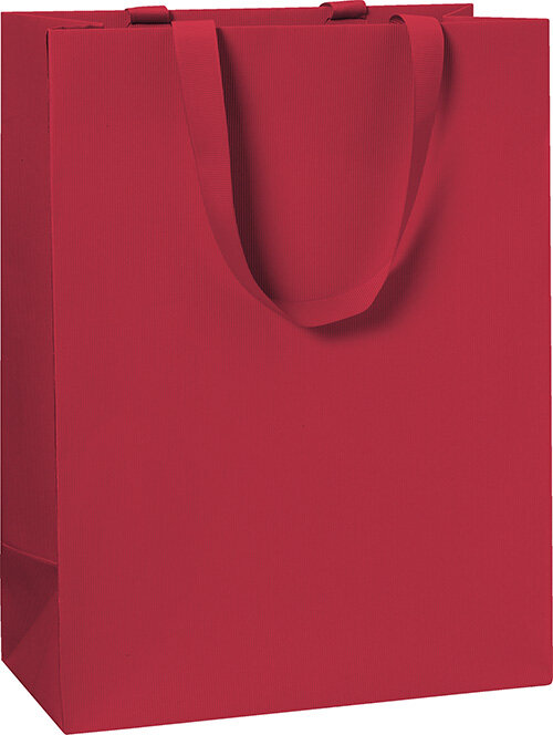 Presentpåse 23x13x30 cm Mörk röd