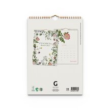 Väggkalender Wildflower Evighet