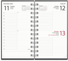 Agenda, Eco Line, svart återvunnen kartong, FSC Mix