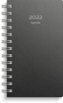 Agenda, Eco Line, svart återvunnen kartong, FSC Mix